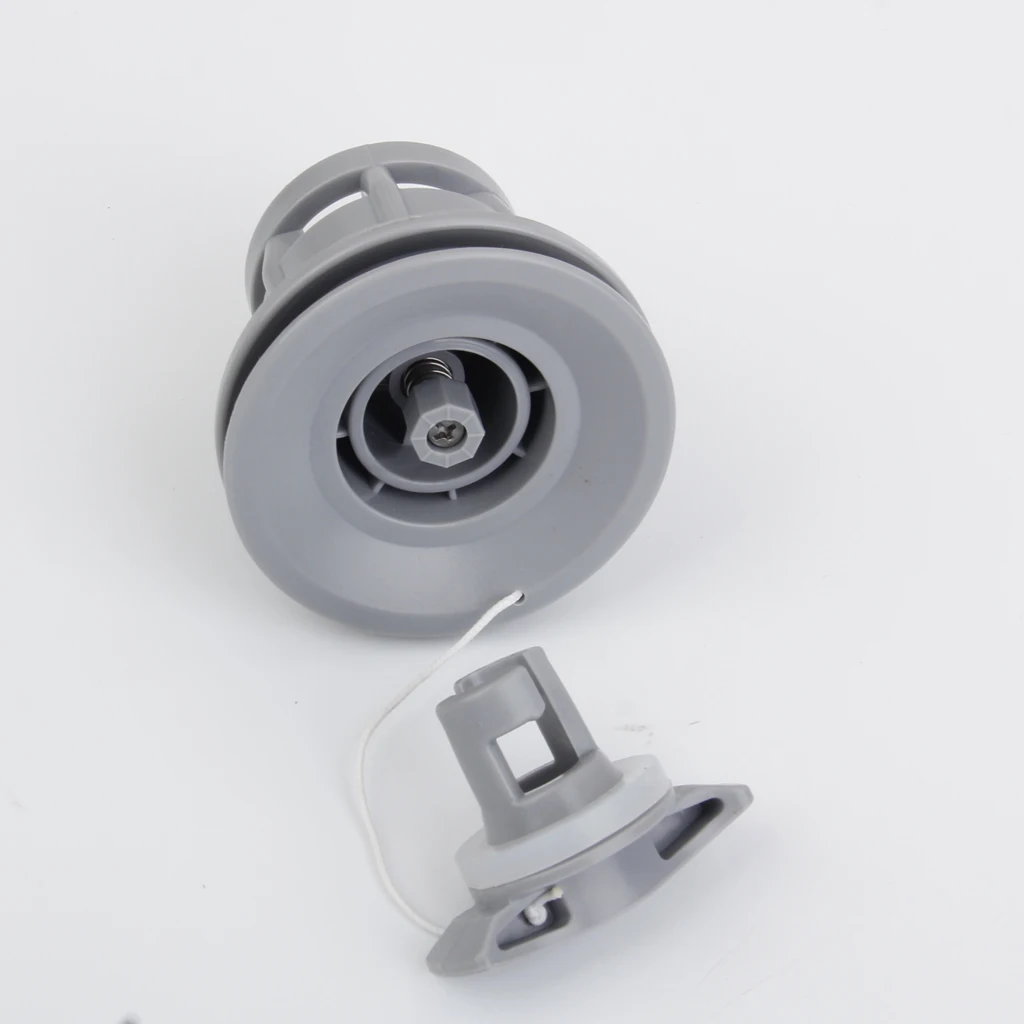 POM Grey Double Seal Air Valve for Inflatable Boat Raft Dinghy Kayak Canoe Supply | Спорт и развлечения
