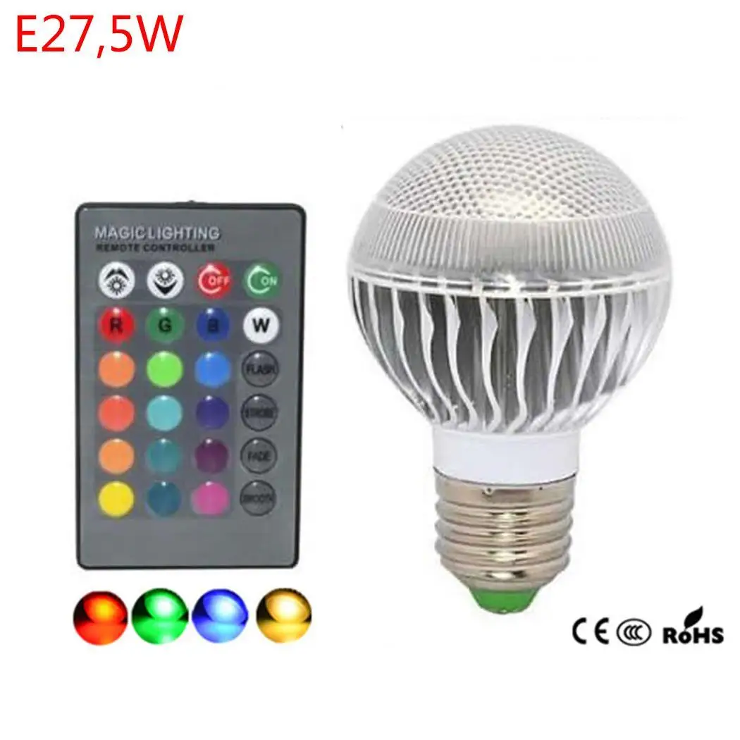 3 W/4 W/5 W/9 W разноцветная лампа светодиодный Красочные 75 декоративный свет E27 GU10 E14