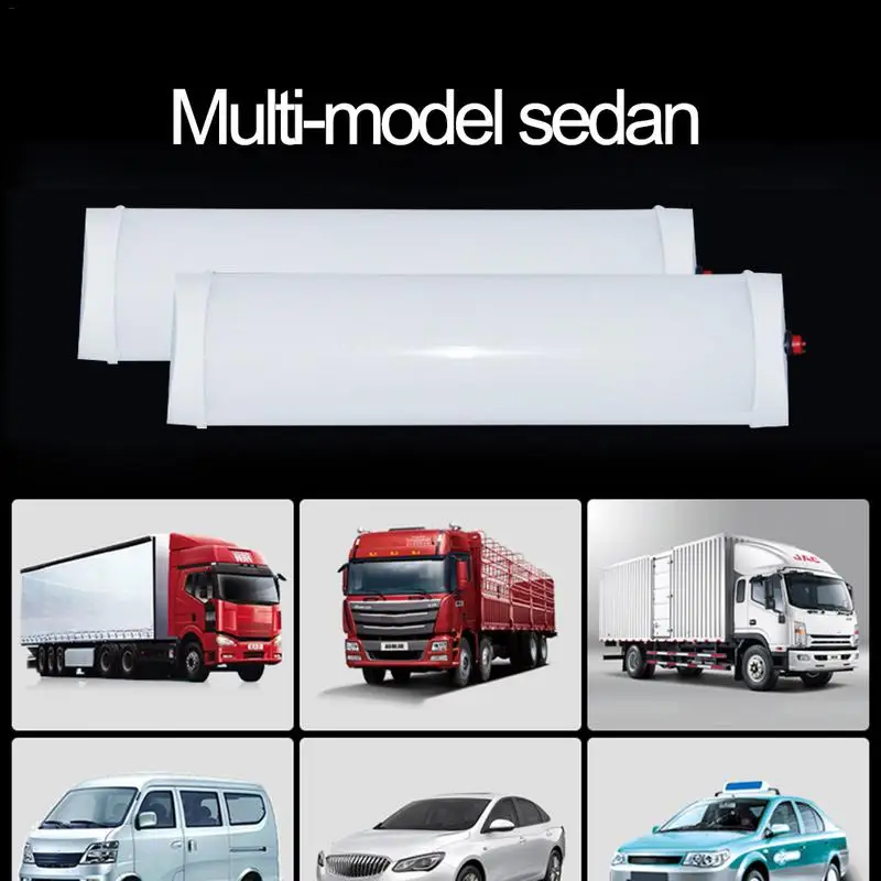 12V 24V Car Interior LED Light Bar Trunk Reading Lamp three-row roof light for Van Lorry Truck Camper Boat | Лампы и освещение