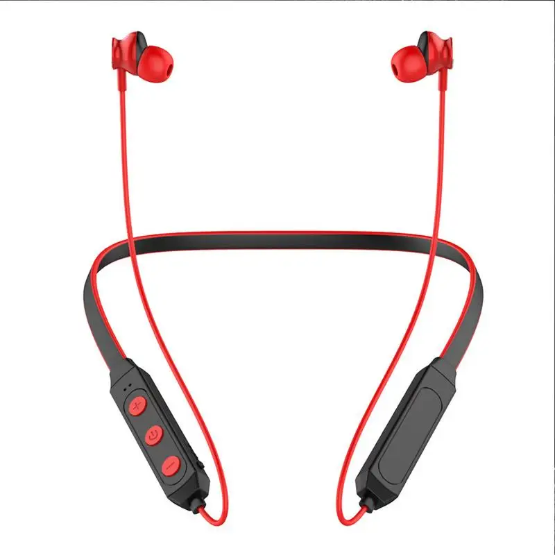 Беспроводная bluetooth гарнитура Спортивная задняя Голосовое управление ожерелье