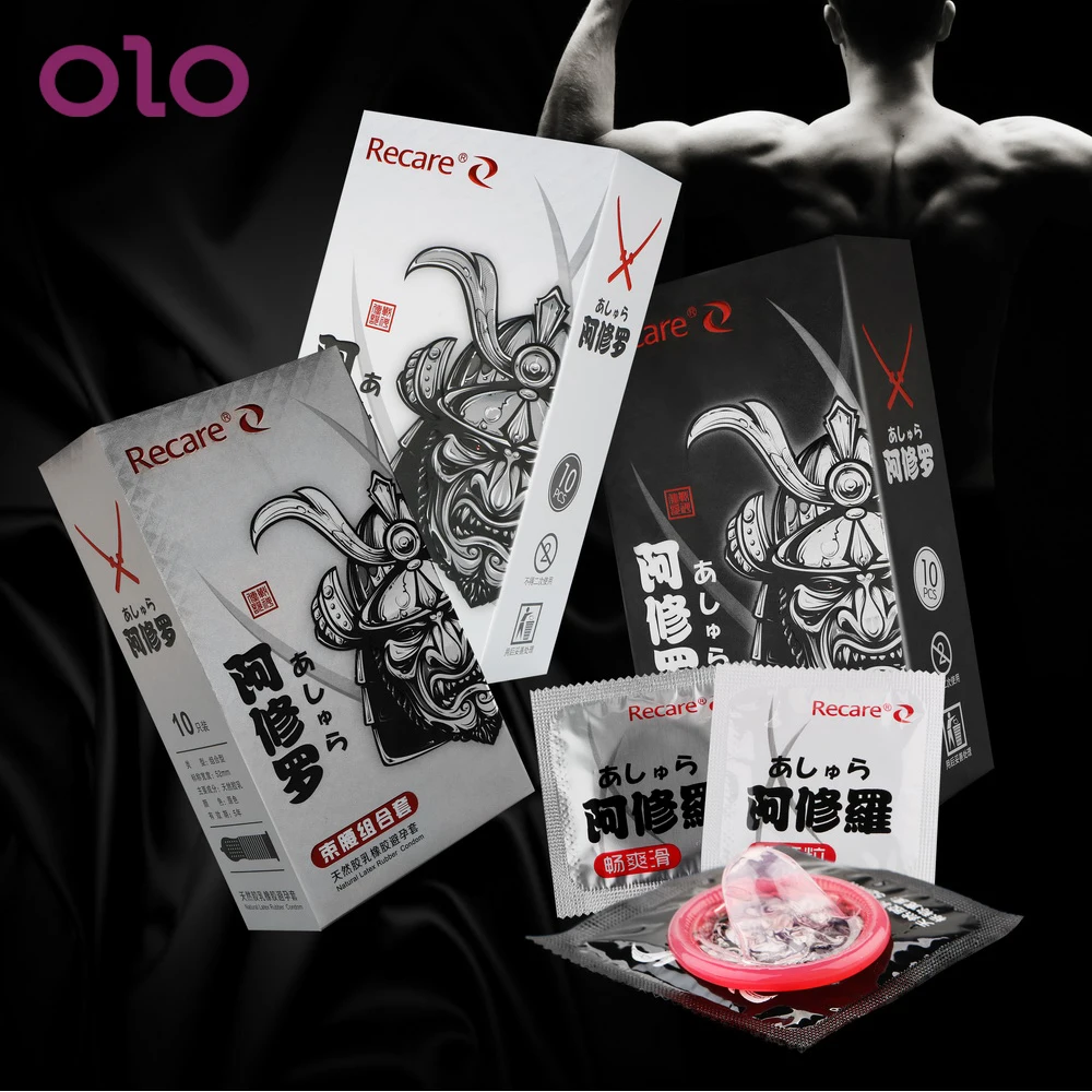 Презервативы OLO 10 шт./компл. насадка на пенис натуральный латекс задержка