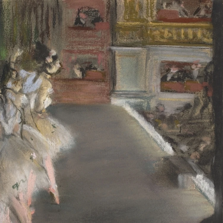 Танцоры в старой опере плакат-наклейка для дома Print (18x24) | Дом и сад