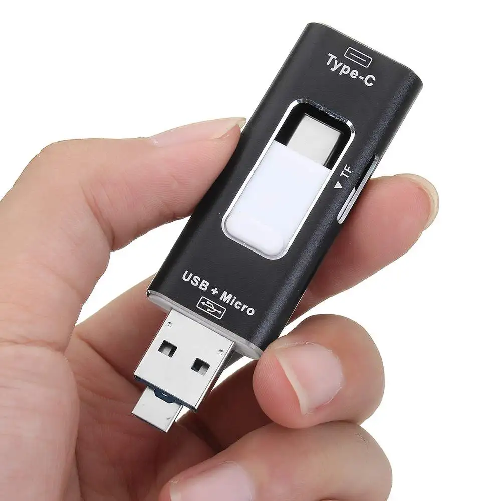 LEORY Memory 3 в 1 устройство для чтения карт памяти Type C Micro/USB 2 0 Micro SD-Card/TF Card OTG Reader iPad/iPhone