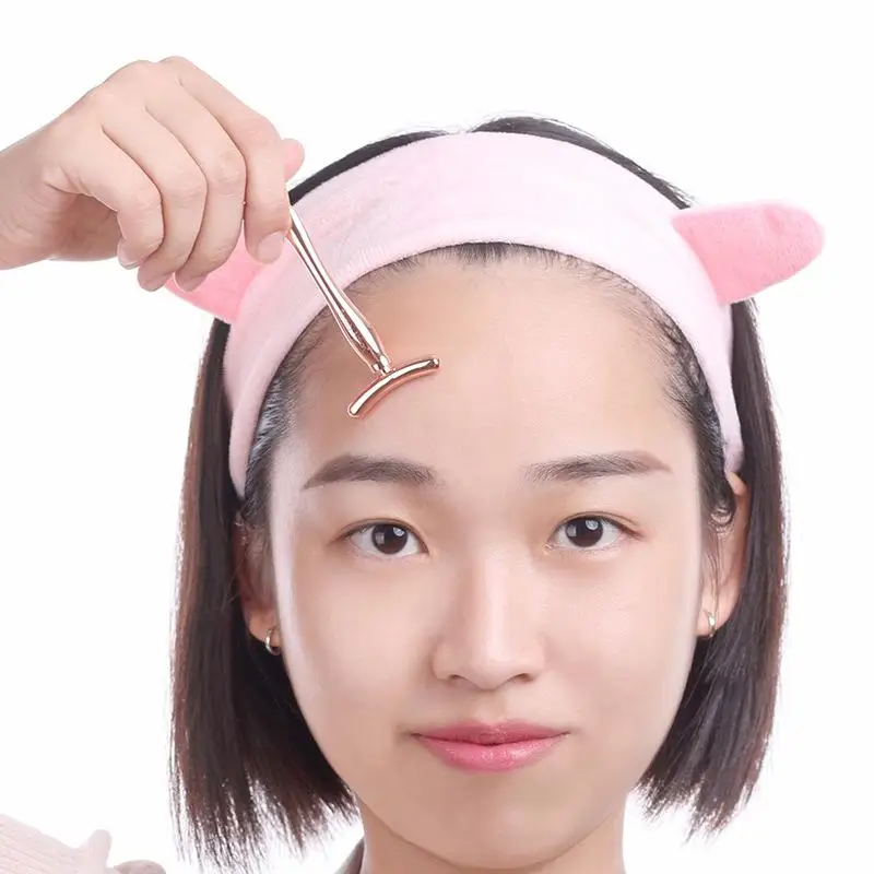 Косметический инструмент для похудения лица золотистый цвет Вибрация красота