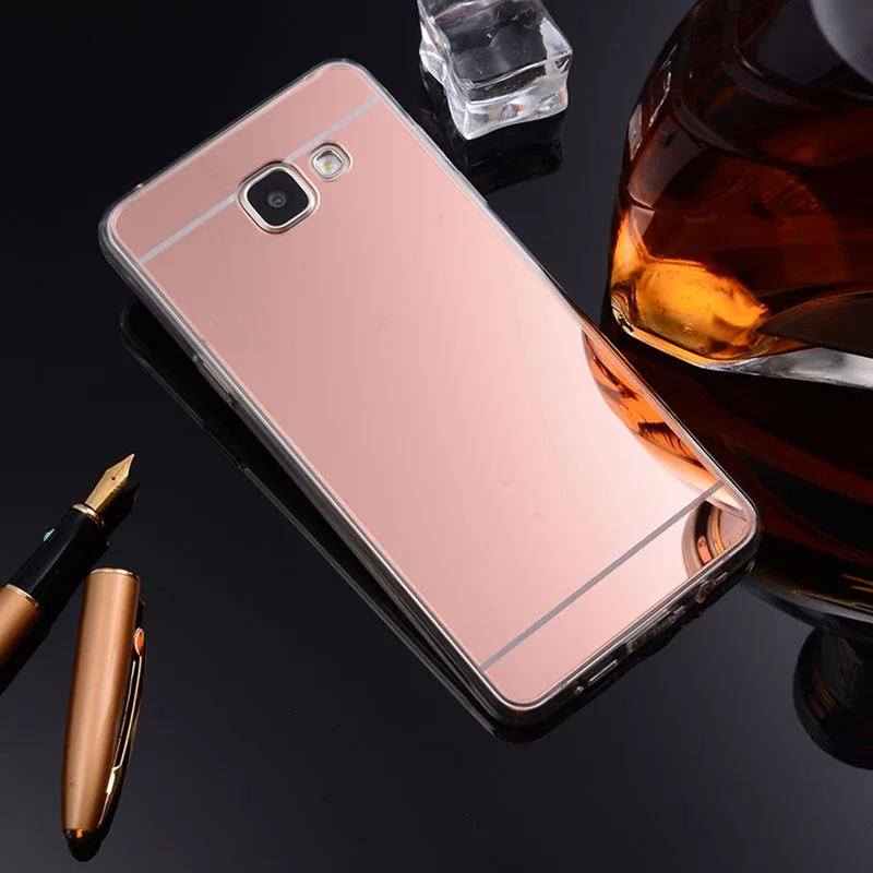 Роскошный мягкий чехол из ТПУ с зеркалом для samsung J2 Core A750 J6 J4plus A6 A8 2018 прочный