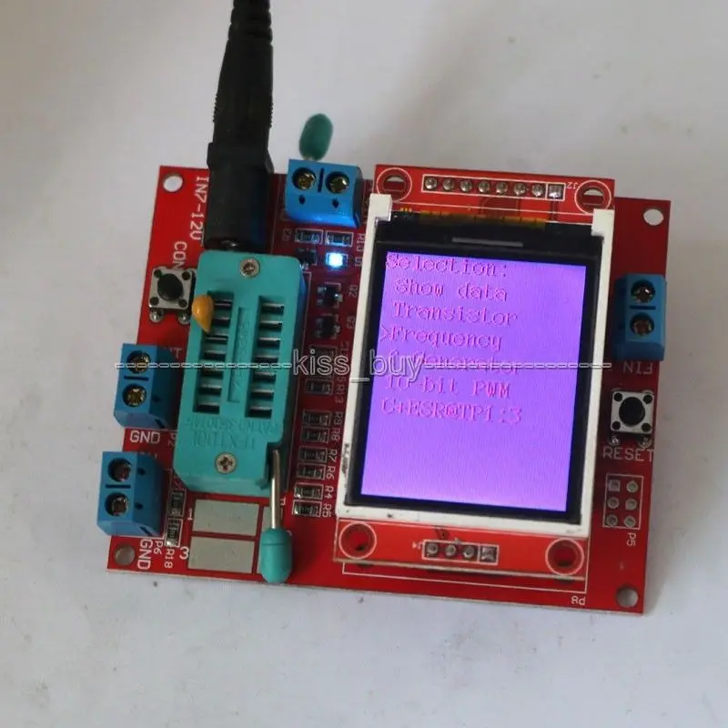 GM328 Transistor Tester DC7-12v LCR ESR Frequency Meter PWM Signal Generator | Электронные компоненты и
