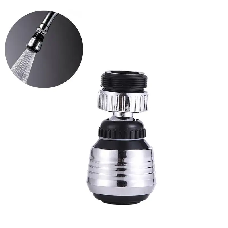 

360 Rotatable Faucet Nozzle Water Saving Tap Bubbler Aerator Diffuser Faucet Filter Shower Head Filter Nozzle Connector Adapter
