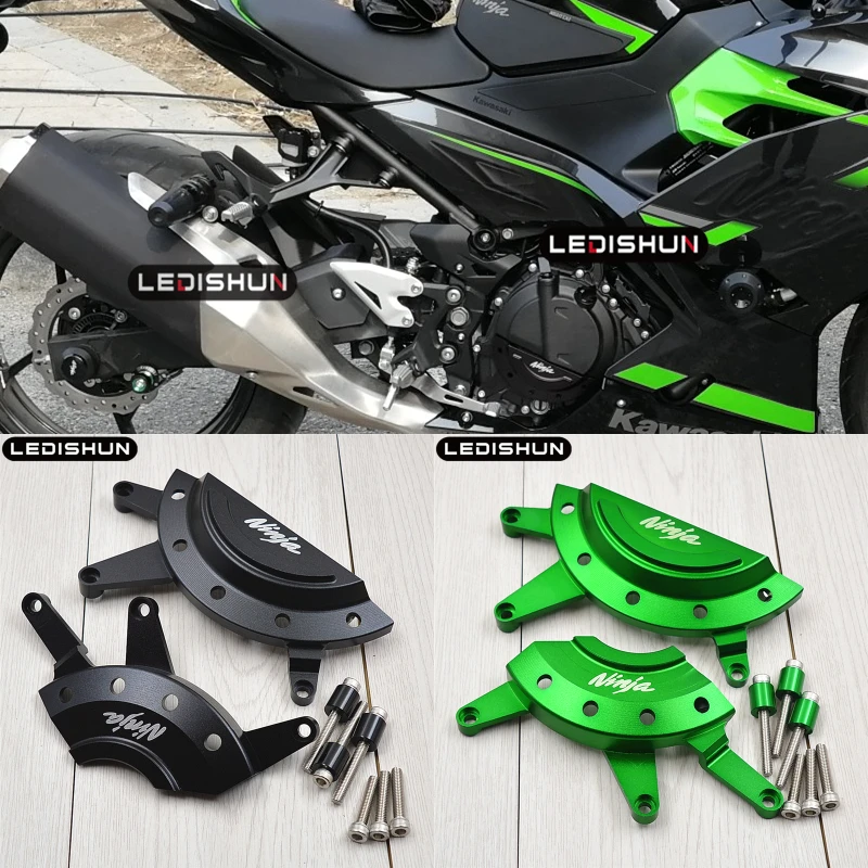 Для kawasaki Z400 Z 400 NINJA NINJA400 250 защита мотоцикла от двигателя защитная крышка
