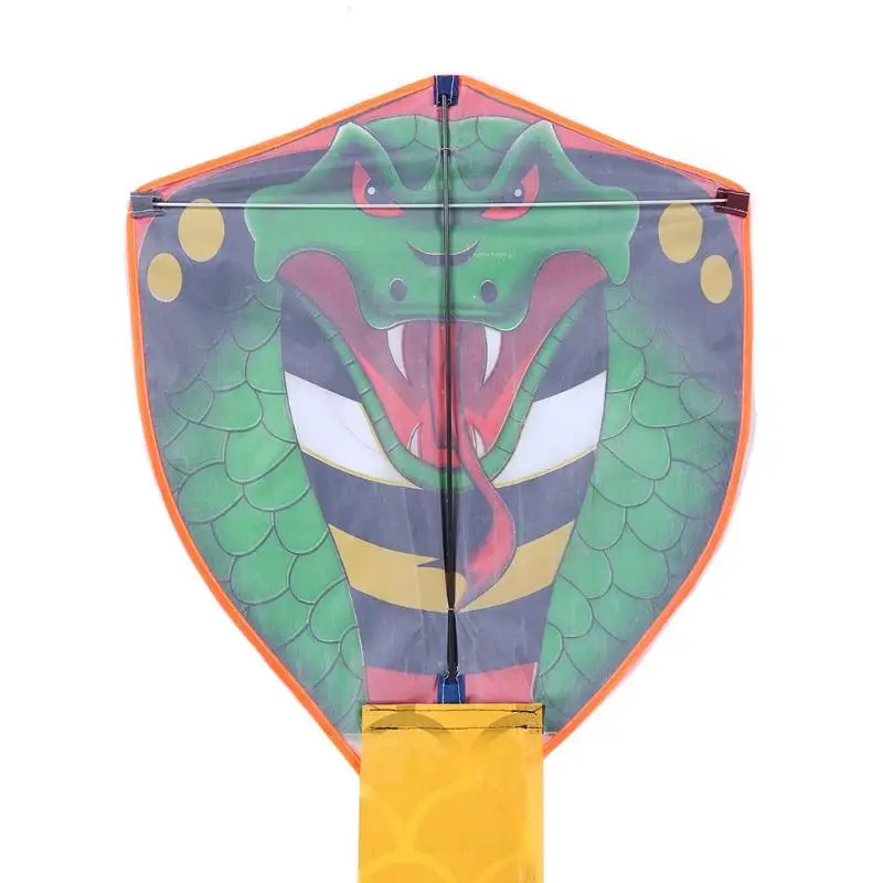 

7m Cartoon Snake Kite Long Tail Nylon Outdoor Kites Flying Toys For Children Kids Stunt Kite Surf Without Control Bar and Line