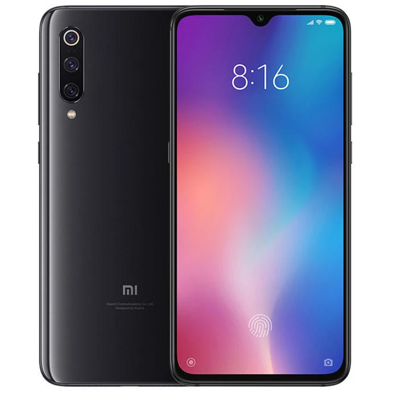 Xiaomi mi 9 6GB 128GB смартфон 20W с беспроводной зарядкой AMOLED экран Восьмиядерный 48MP + 16MP 12MP