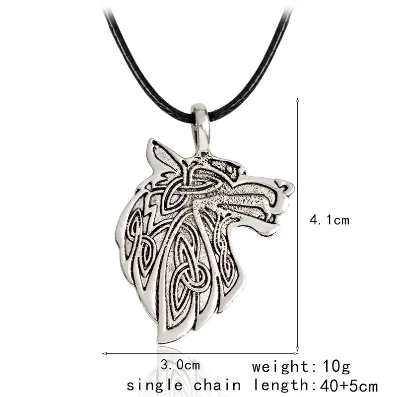 Пират Викинг Лиса животные амулет кулон цепочки и ожерелья для женщин мужчин