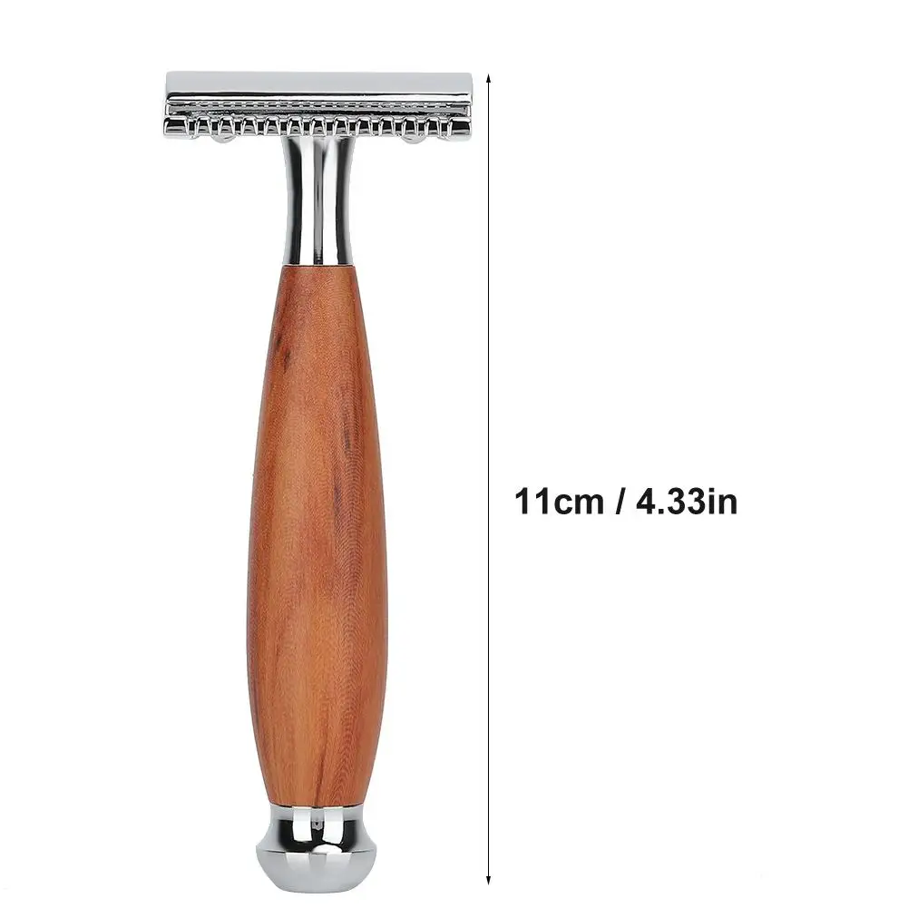 

Adjustable Safety Razor Double Edge Classic Mens Shaving Mild Hair Removal Shaver Beard Removal Shaver Detachable Beard Care Set