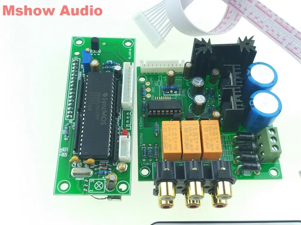 PGA2311 Стерео Усилитель предварительного усилителя с регулятором громкости 3