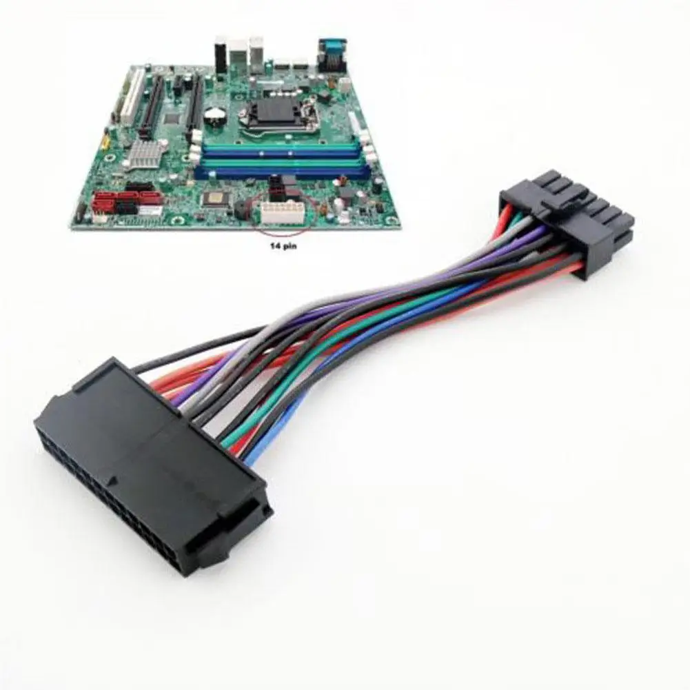 15 см прочный 24 Pin к 14 блок питания ATX кабель адаптера для Lenovo IBM Q77 B75 A75 Q75 |