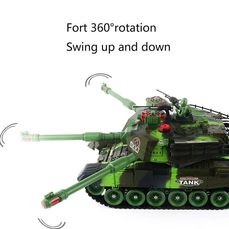 44 см Rc Танк 1/20 2 4 ГГц инфракрасный боевой танк на радиоуправлении модель зарядки