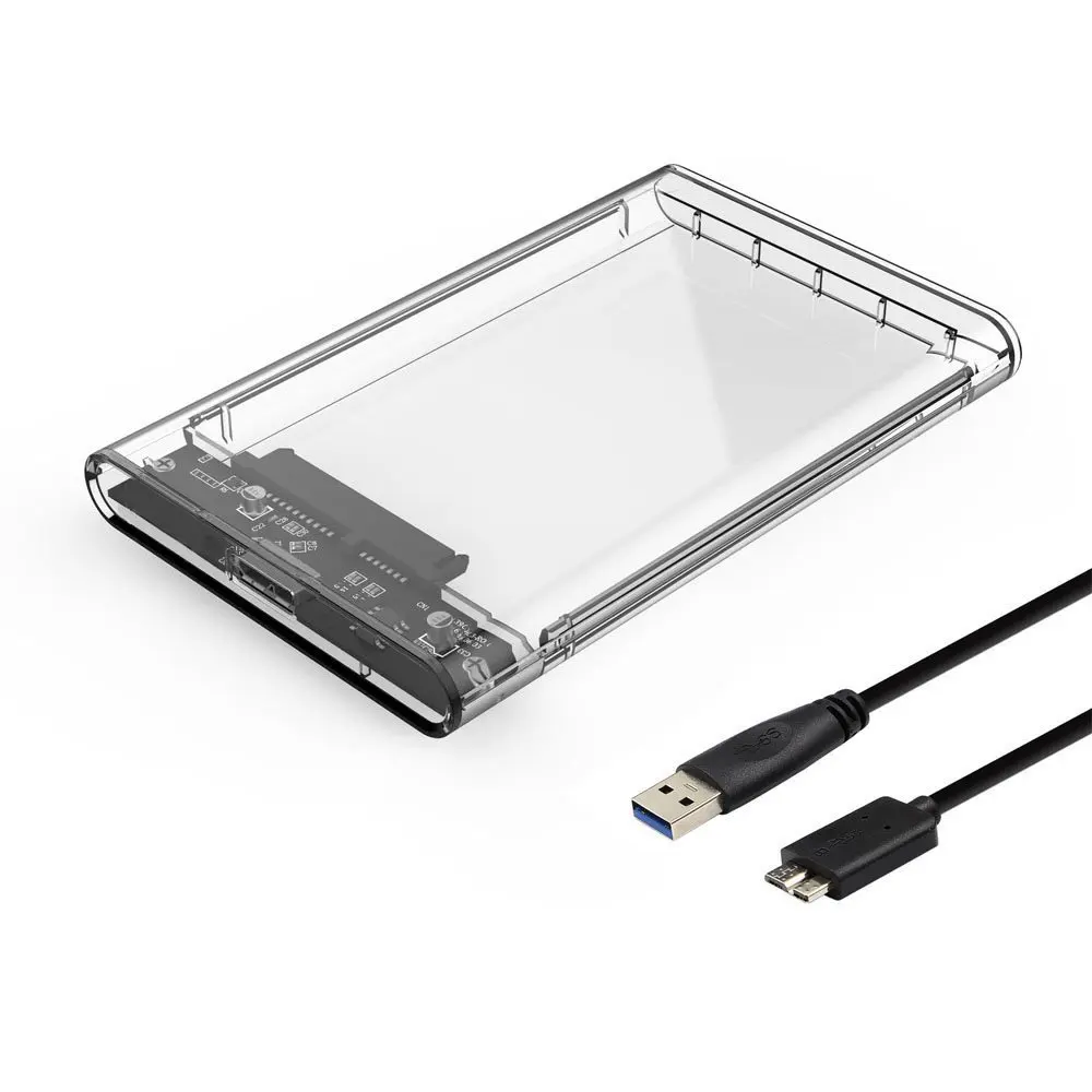 2 5 Внешний жесткий диск Корпус SSD/HDD Caddy USB 3 0 Портативный твердотельный корпус макс
