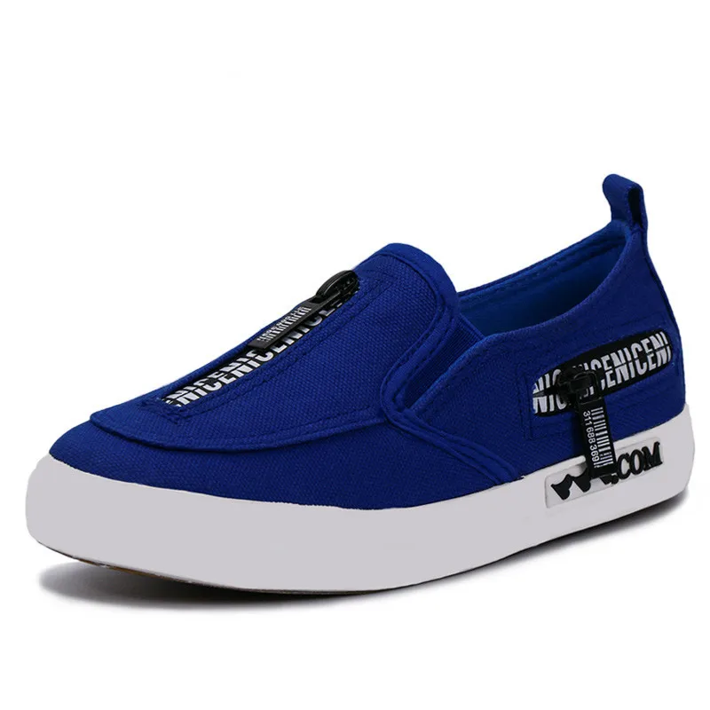 2019 Children Shoes Boys Breathable Canvas Sneakers Soft Slip on Kids Aged 4 8 Size 26 31 ML1803C|Кроссовки| |
