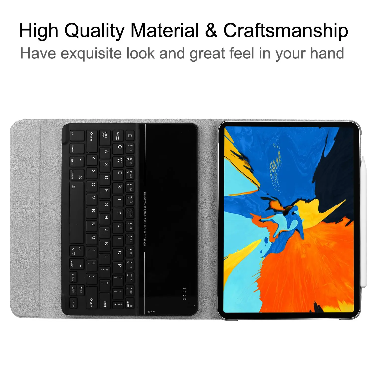 Для iPad Pro 11 2018 беспроводной чехол с клавиатурой съемная клавиатура из закаленного