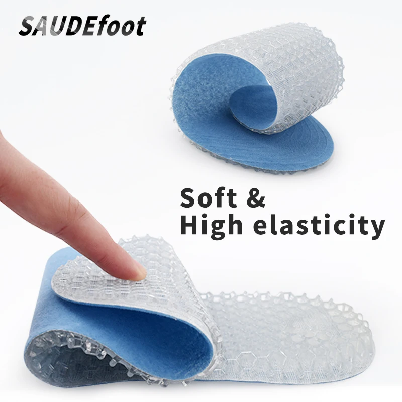 Silicone Insoles Massaging Sport Shoe Pads Orthotic Arch Sport Shoe Foot Care Pad High Quality Gel Insoles