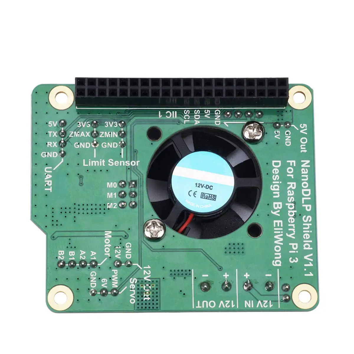 9-28V NanoDLP Shield V1.1 Expansion Board with Endstop Limit Switches for Raspberry Pi 3B Light-Cured 3D Printer | Компьютеры и офис