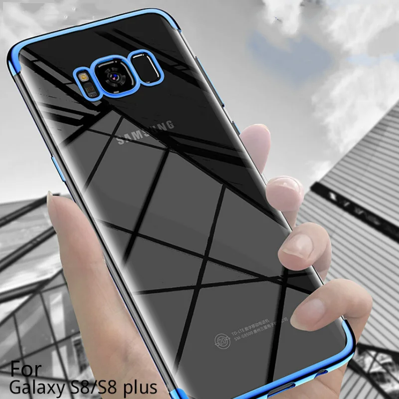Мягкие чехлы из ТПУ с покрытием для Samsung Galaxy S8 S9 Plus S6 S7 Edge A7 2018 A5 A3 2016 Note 8 J3 J5 J7 2017
