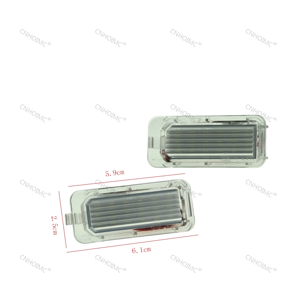 2 шт. Canbus 12 В автомобильные лампы светодиодные номерные знаки для Ford Focus 5D Fiesta Mondeo