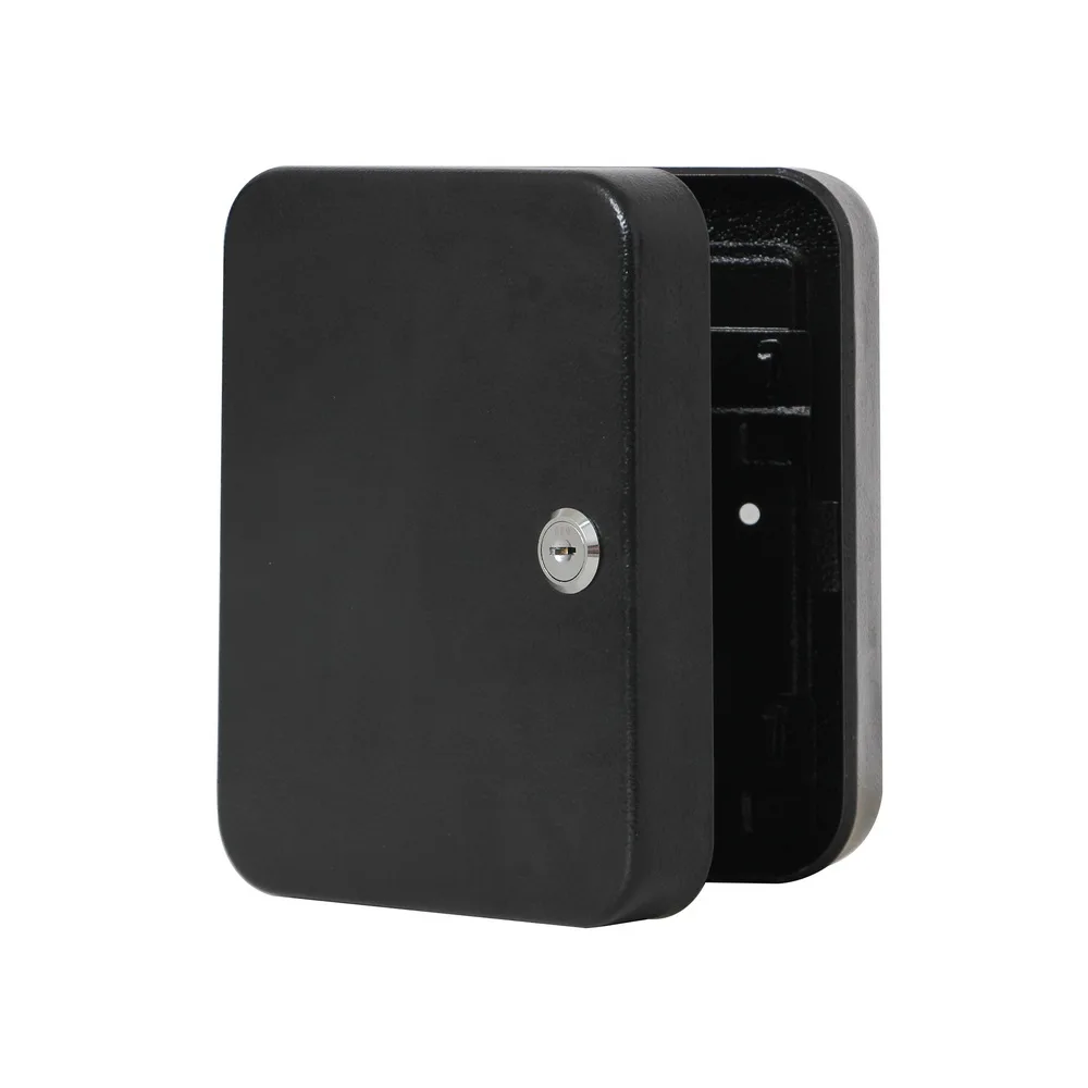 48 Metal Safe Hook Key Box Tags Home Car Lock Storage Case Cabinet Wall Mount Black | Безопасность и защита