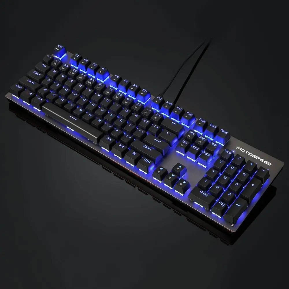 Motospeed CK89 NKRO USB Проводная RGB подсветка игровая Механическая 1 x клавиатура