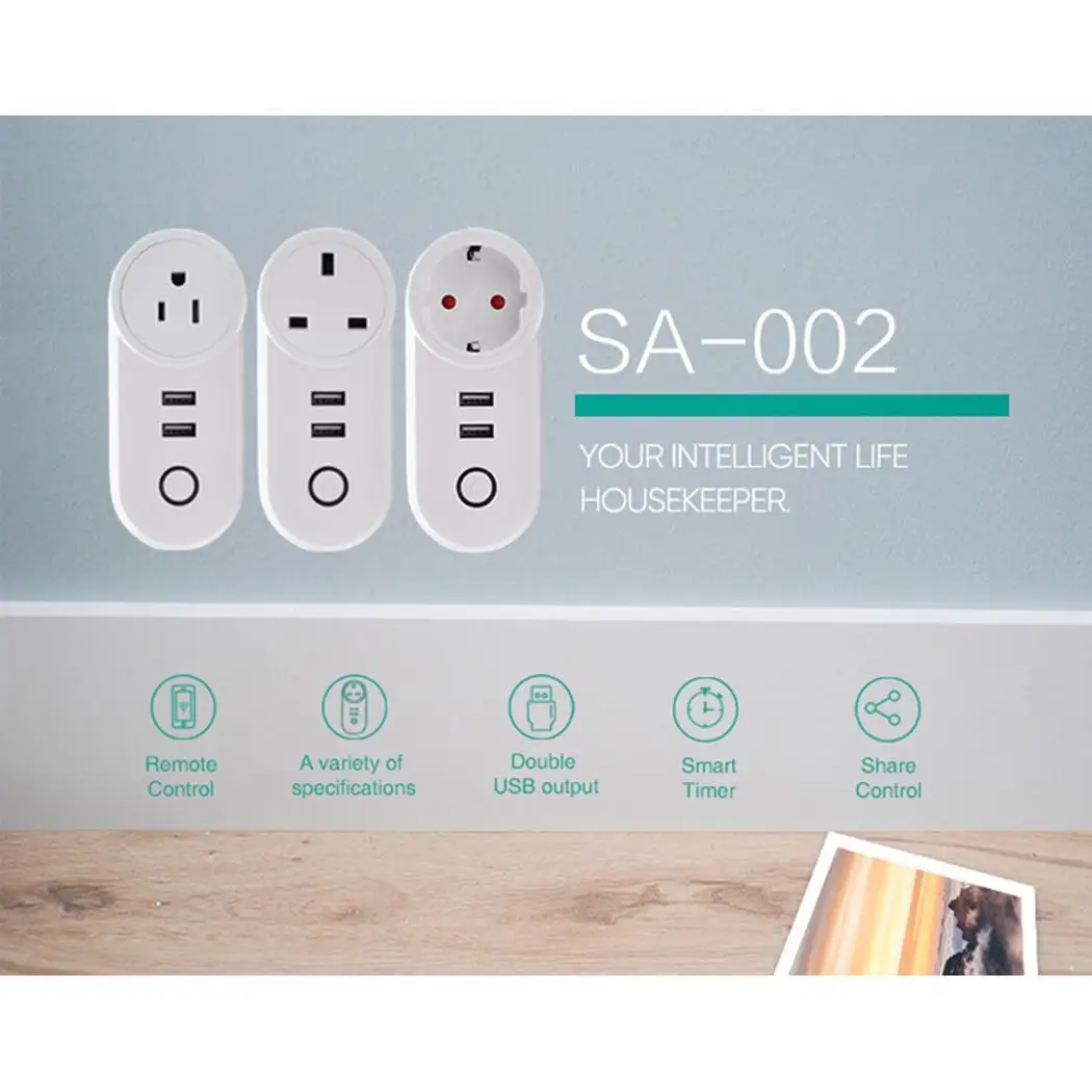 Умный Wi Fi пульт дистанционного управления синхронизация приложение Voice Home Square 2A