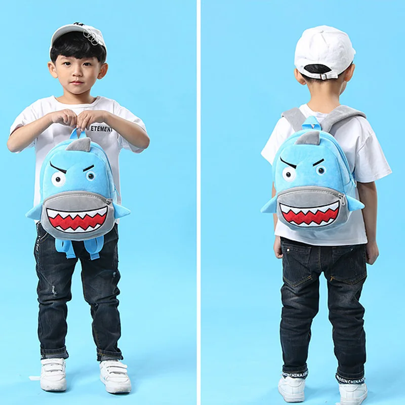 Girls Boys Cute Plush School Backpacks Unicorn Kindergarten 3D Cartoon Bags Children Animal Toys Bag Infantes Mochila 2-4 | Багаж и сумки