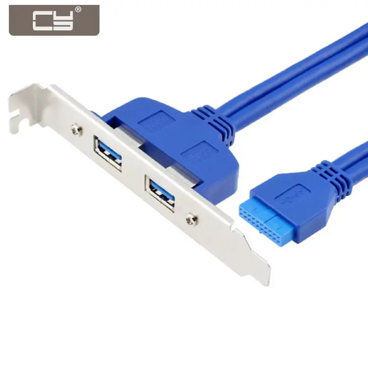 CYDZ внутренний 2Pin USB 3 0 гнездо крепление панель к материнской плате 20pin кабель с