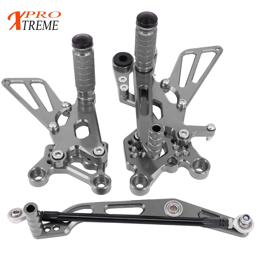 Регулируемые Задние подножки для мотоциклов Yamaha YZF R6 2006 2007 2008 2009 2010 2016|Подставки
