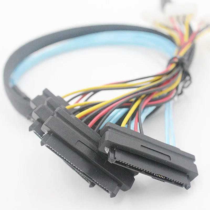 Mini Sas Hd Sff-8643 до 4Xsas 29 контактный разъем (Sff-8482) Разъемы с жесткими дисками Sata