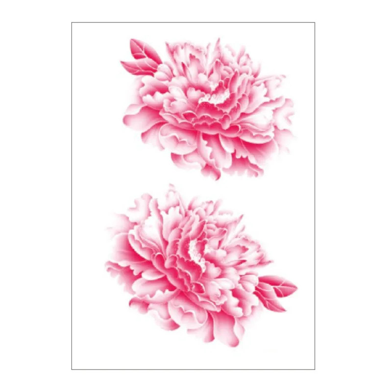 1 лист Цветочные Временные татуировки наклейки вечерние тело Искусство Съемный