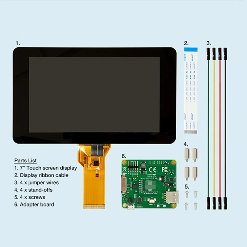7Inch LCD Display Touch Screen 800*480 For Raspberry Pi 3 B+ Plus | Компьютеры и офис