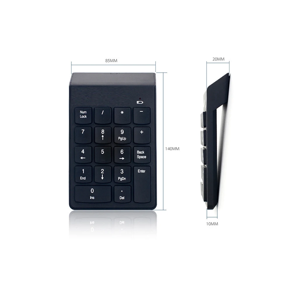 18 клавиш Mini USB 2 4 ГГц беспроводная планшетофон для ПК и ноутбука | Компьютеры офис