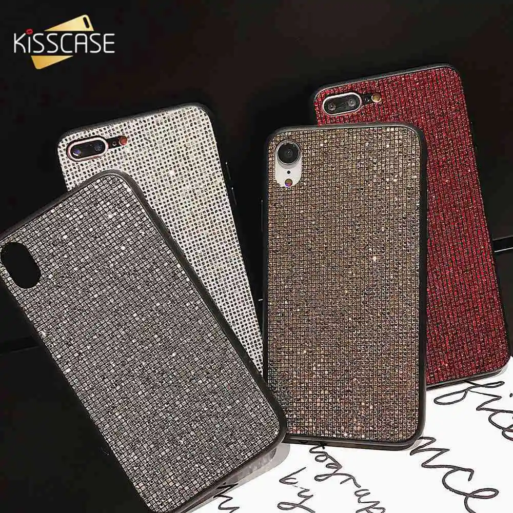 KISSCASE Bling Phone Case For Huawei P20 Nova 3 3i Pro Lite Glitter Silicone PC 2S Cover Funda |