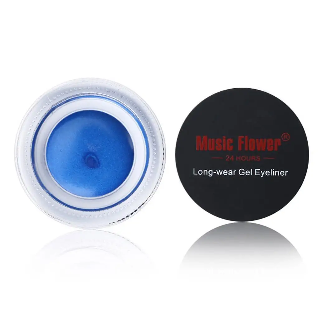 Women Portable Waterproof Lasting Eye Beauty Home Travel Party Casual etc. Eyeliner Cream 3g With Brush |