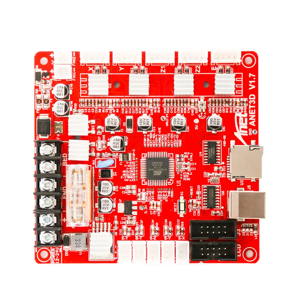 V1.7 материнская плата управления для Anet A8 Diy самостоятельная сборка 3D настольный