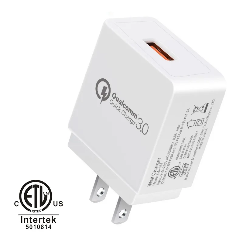 ETL аутентификация 60950 стандарт Qc3.0 зарядить электроприбор применяется к huawei FCP