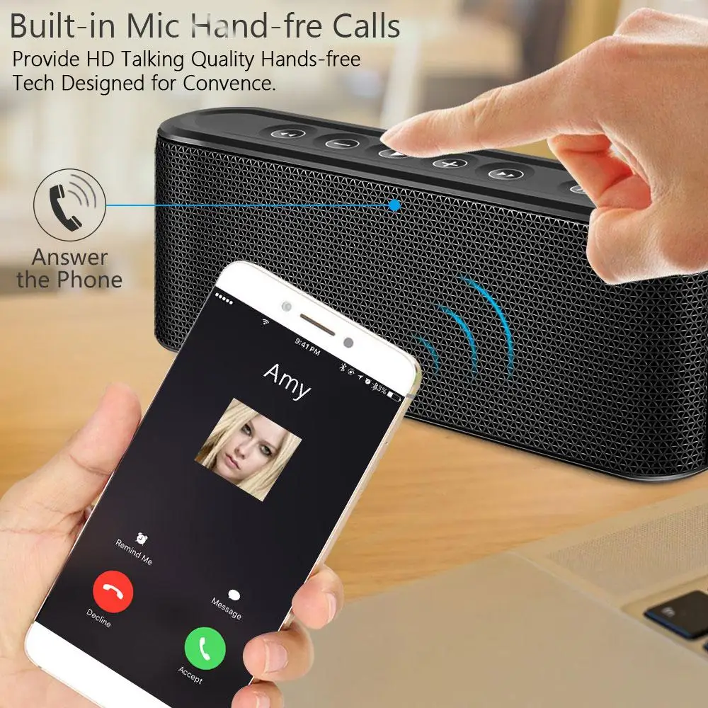 Многофункциональный беспроводной Bluetooth динамик тяжелый Сабвуфер Звук