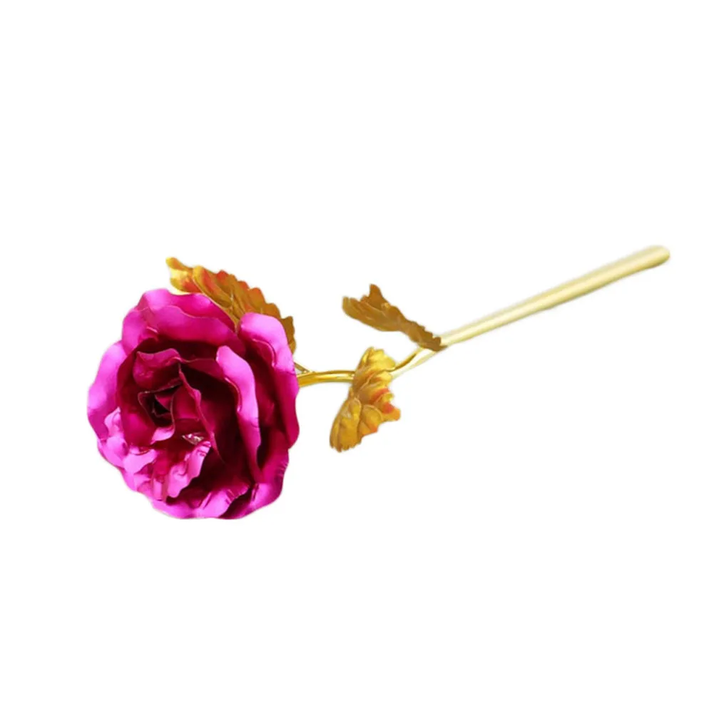 Gold Foil Plated Rose Wedding Decoration Golden Dipped FLOWER artificiales artificial flower 6 Color | Дом и сад