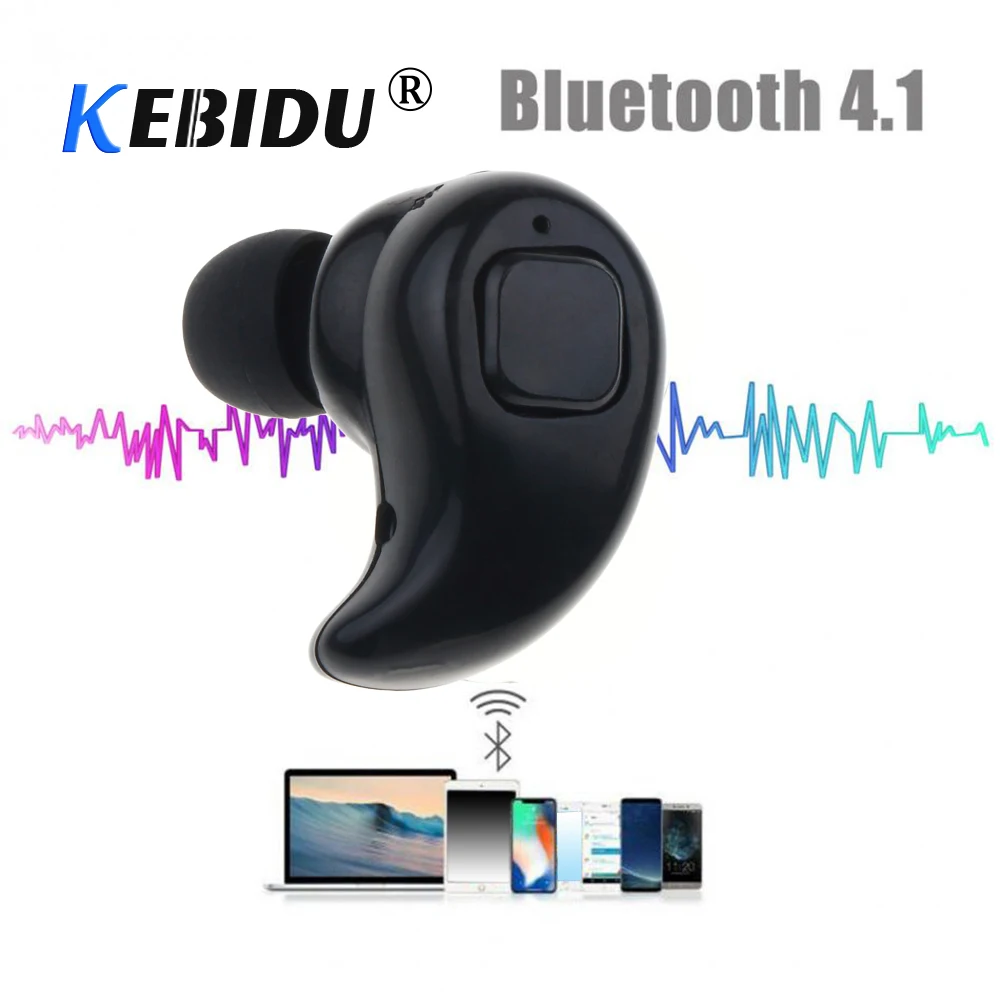 Bluetooth наушники KEBIDU S530X компактные Беспроводные с микрофоном|Наушники и гарнитуры|