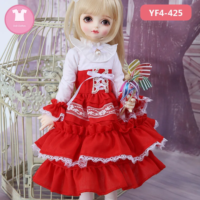 Одежда BJD 1/4 тела для МСД хорошее платье девочек YF4 367 кукла Chicabonita RL аксессуары