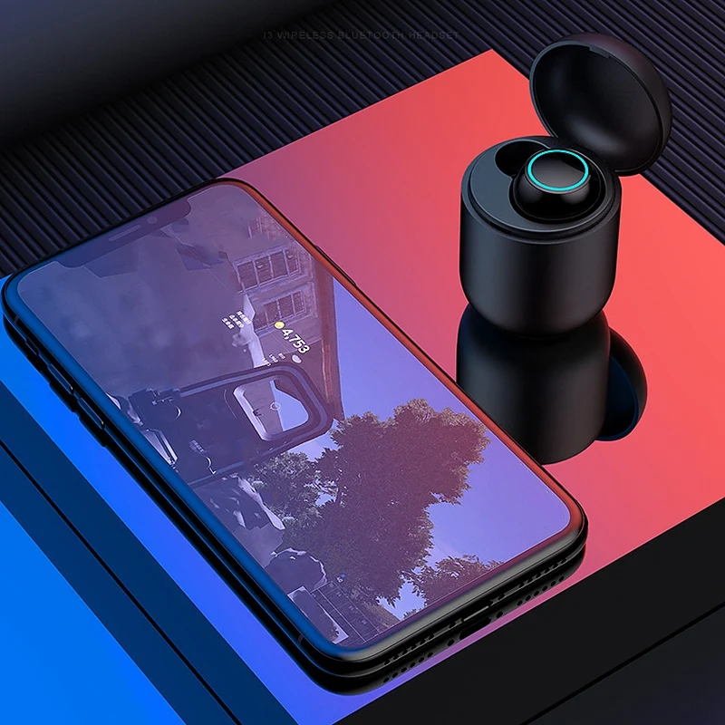 Sanag Ip67 Водонепроницаемый I3 Bluetooth гарнитура с зарядным ящиком Мини Спортивные