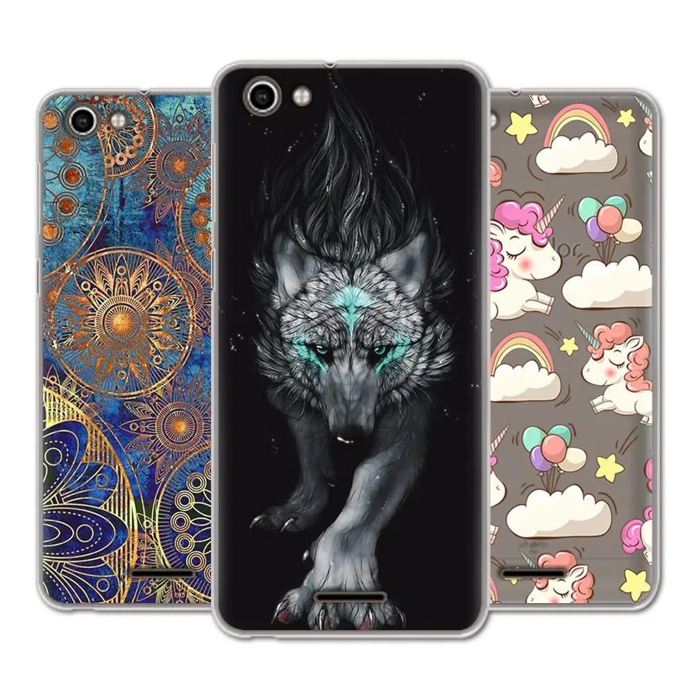 TPU Silicone Cover For Condor Plume P6 Pro Lte Cute Design Colorful Painted Soft Phone Case Transparent |