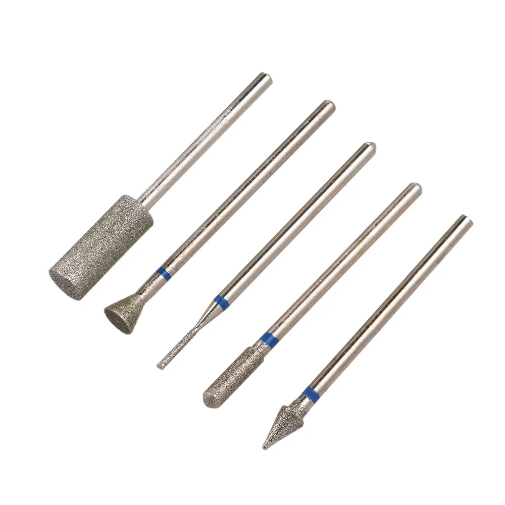 5pcs Nail Drill Bits Pedicure &amp Manicure Bit Set Art Tool Kit Supplies for Beauty | Красота и здоровье