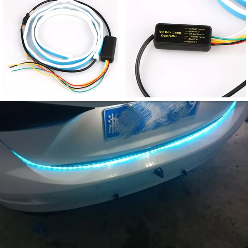 Светодиодная лента RGB для багажника автомобиля светильник Toyota avensis Corolla Prius RAV4 Camry