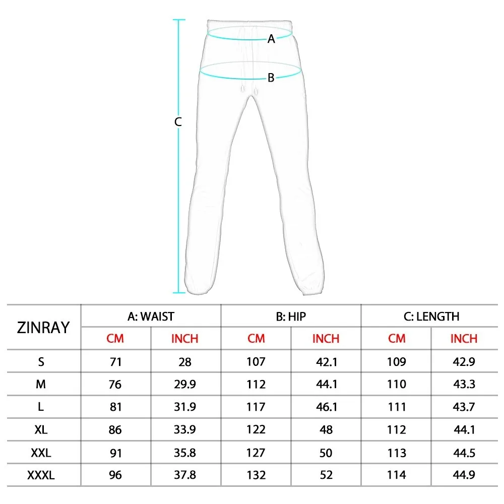 ZINRAY спортивные мужские штаны с карманами корзина Homme повседневные Мягкие