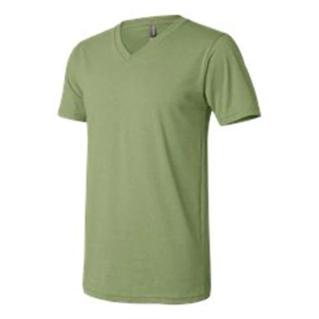 Bella-Canvas C3005 Джерси унисекс с коротким рукавом v-образным Вырезом Tee Heather Green-Extra Large |